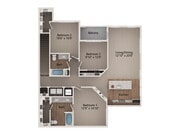 C2 floor plan The Landing at Tiffany Springs