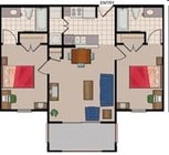 2BR/2BA