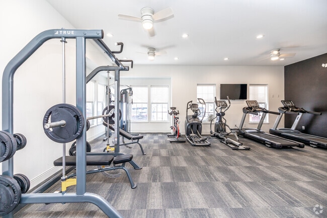 Clubhouse-Fitness Center - The Ave at Johnston Commons