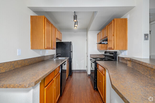1 dormitorio, 1 baño - 660 pies cuadrados - Cocina