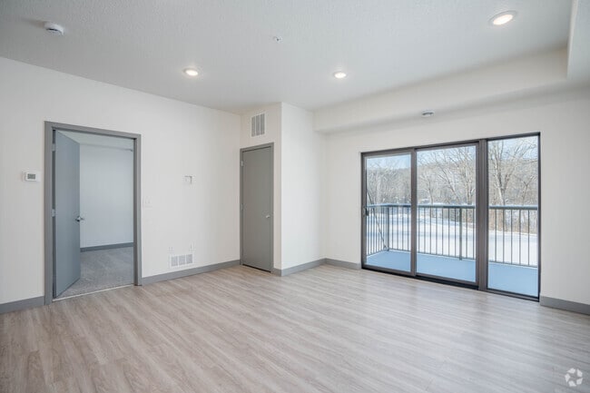 1BR,1BA - 710SF - Living Room - Axis Lofts
