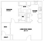1BR/1BA