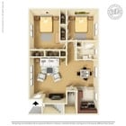 2 Bedroom Large Living Room