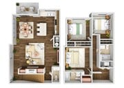 Phase 1 - Tumalo Falls Floorplan - 3 X 2.5