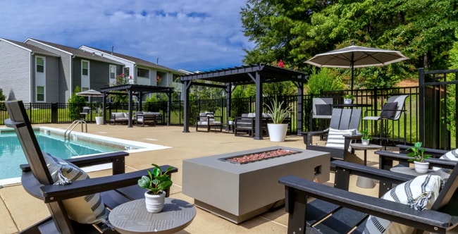 Poolside Fire Pit - Reserve on Riverside Apartments