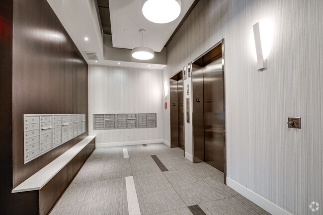 Elevator Lobby and Mail Room