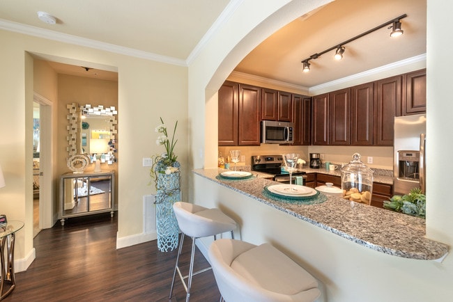 B2 Model Apartment Home- Bar and Kitchen area