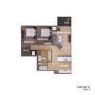 Unit E - 2 bedroom 1 bathroom