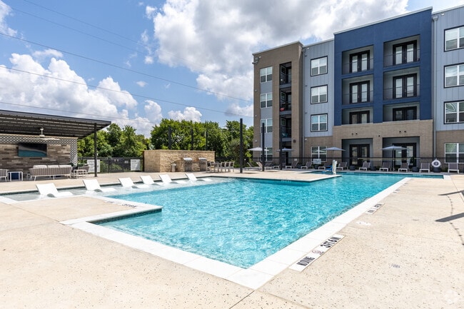 Resort Style Pool with Tanning Deck