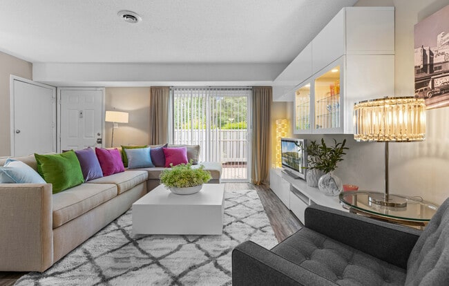 Spacious Livingrooms at Woodland Creek Apartments