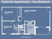 2BR/1BA