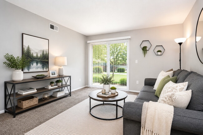 Modern Living room with natural light