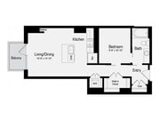 S3 | 1 bed 1 bath | 684 Sq. Ft