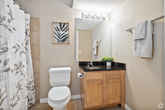 2BR, 2BA - 1,300SF - Style A&B - Second Bathroom