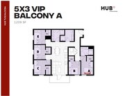 5x3 VIP Balcony A