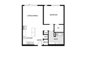 Milkweed floor plan Trailside NoDa
