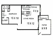 1BR/1BA
