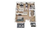 2x1 Cottage floor plan Westwood