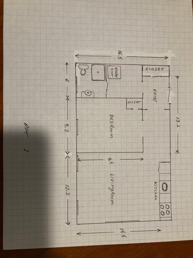 floor plan - 4 Elm St Unit #1