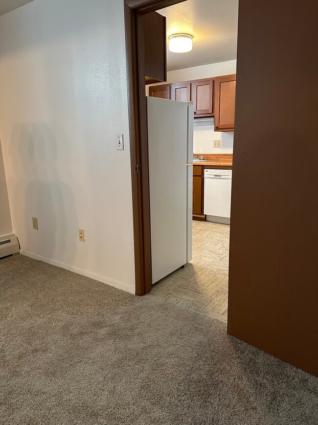 Apt 10 entrance to Kitchen from bedroom - 501 W Franklin Ave