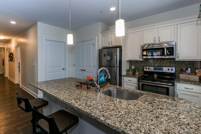 Granite & Stainless Steel in all Kitchens - 14 Hudson Apartments