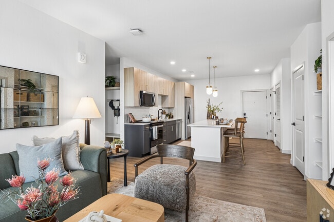 2BR, 2BA - 1,068SF - Living Room
