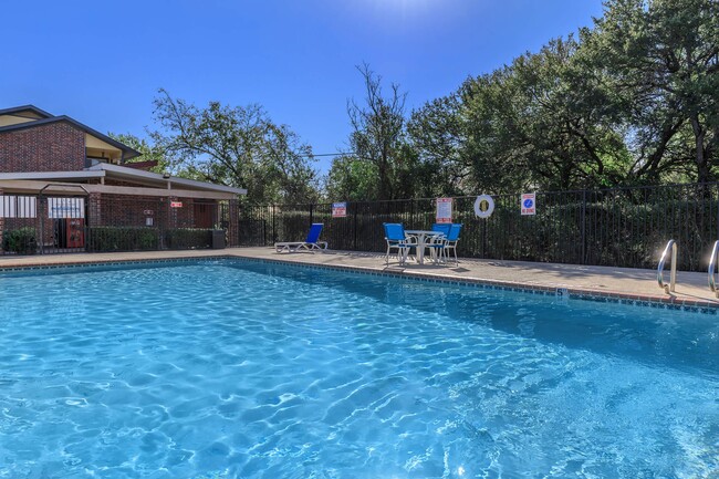 SHIMMERING SWIMMING POOL - Brushy Creek Village Apartments