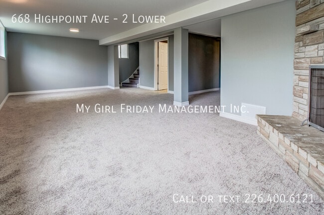 Photo - 668 Highpoint Ave Unité 2 Lower