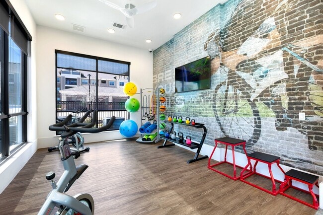 Spin Room with Free Weights