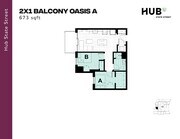 2x1 Balcony Oasis A 2-3