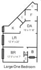 1 B