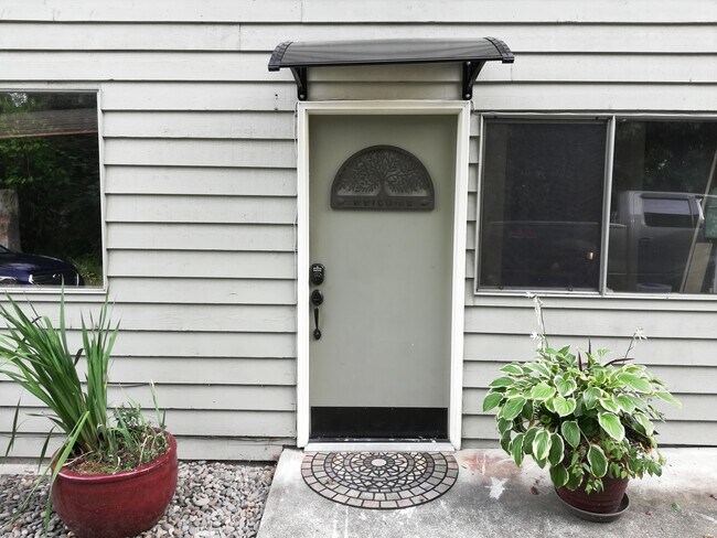 Private entrance with coded key less entry. - 19918 Damson Rd