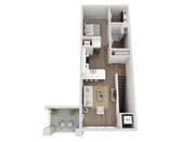 Floor Plan A | Seasons at Mount Pleasant | Apartments in Mount Pleasant, WI