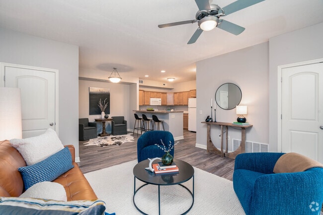 2BR,2BA - 1092SF - Living Room