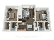 3d B2 Floor Plan