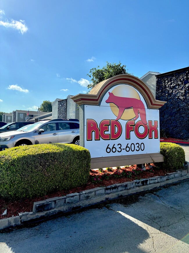 RF Sign - Red Fox Apartments