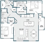 C3 Two Bedroom/Two Bathroom