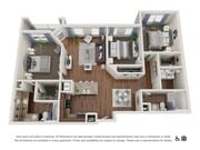 C1.1 - 3x2 floor plan Parkside at Avalon Park