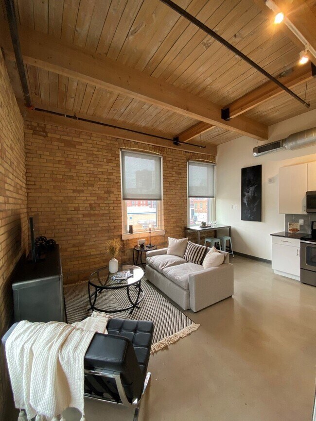 LOFTS - Brooks | 1 Bedroom - 700 Central Lofts and Flats