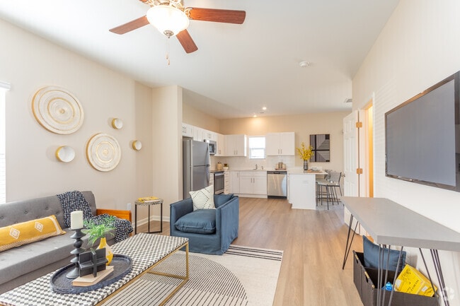 3BR, 2.5BA - 1410SF Duxbury - Living Area - The Cape at Sandy Neck