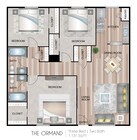 The Ormand 3-2 1131 Sq. Ft.