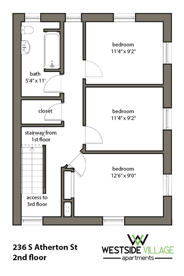 Photo - 236 S Atherton St Unit Duplex