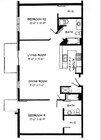2 Bed / 2 Bath - 1,275 SF