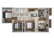 Three Bed Two Bath