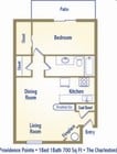 1BR/1BA
