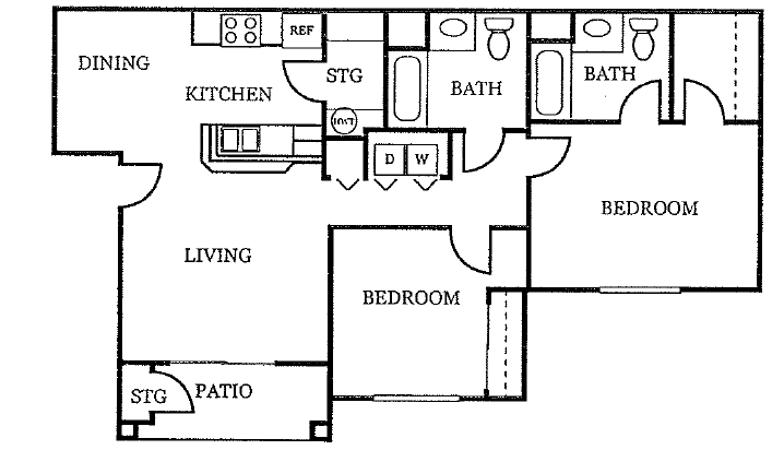 Floor Plan - 2X2