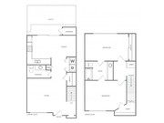 Two Bedroom One and Half Bath