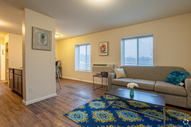 1BR, 1BA - 626SF - Living Room - The Annex of Battle Creek