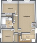 2BR, 1BA - Deluxe