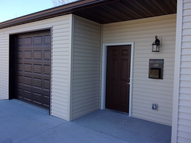 # 101 S. front door view - Emerson Garden Apartments